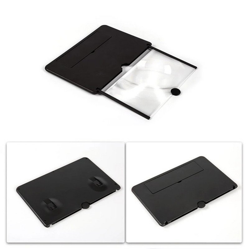 14 colių 3D telefono ekrano didinimo stiprintuvas Mobilus ekranas Padidintas didintuvas Sulankstomas laikiklis stovas vaizdo stiprintuvas