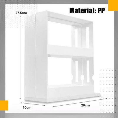 Namų virtuvės prieskonių laikymo lentyna Daugiafunkcinė besisukanti laikymo lentyna Slankioji virtuvės spintelė Spintelės laikymo lentyna