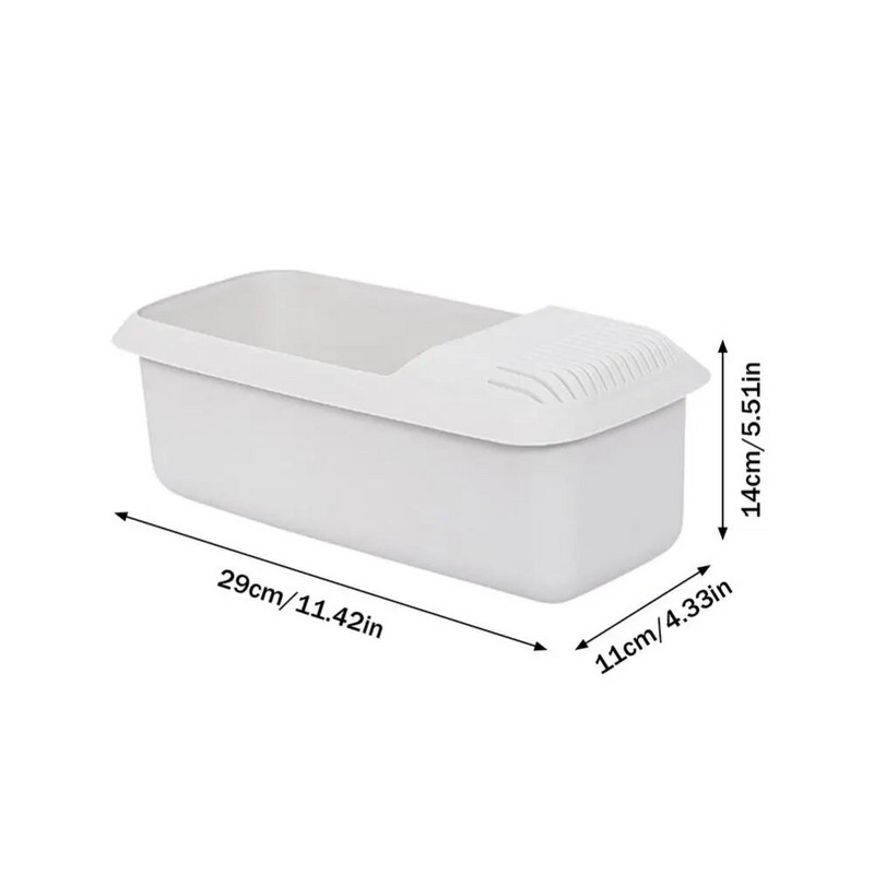 Makaronų dėžutės mikrobangų viryklė su sieteliu karščiui atsparus makaronų valties garintuvas Spagečių makaronų kepimo dėžutės įrankis Virtuvės priedai