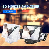 3D HD mobilusis vaizdo didinamasis sulankstomas 5,5 colio laikiklis stiprintuvo stiklas, nešiojamas sulankstomas didinamojo stiklo išmaniojo telefono laikiklis