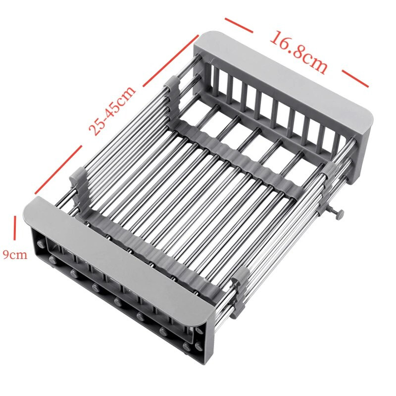 Virtuvės lentyna kriauklė Ištraukiamas drenažo krepšelis plovimas vaisių daržovių krepšelis vaisių padėklas Drenažo stovas džiovinimo stovas Drenažo bakas