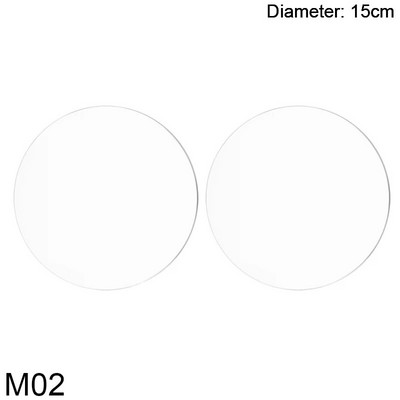 10/15/20/25 cm skaidrūs akriliniai apvalūs tortų diskai, skirti namų apyvokai pakeisti kepimo skardą sluoksniuoti tortų dekoravimo įrankiai, reikmenys
