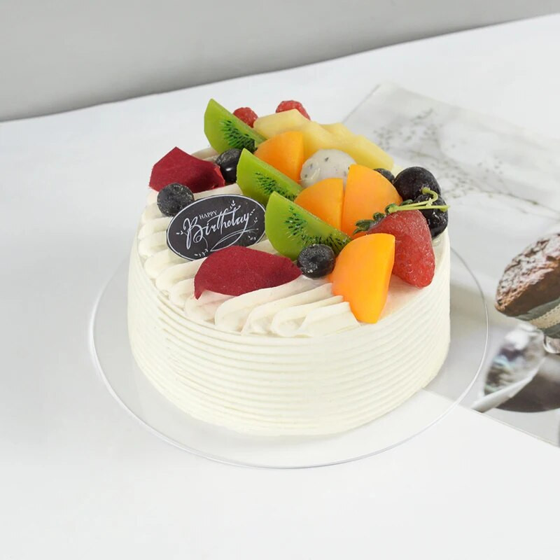 10/15/20/25 cm skaidrūs akriliniai apvalūs tortų diskai, skirti namų apyvokai pakeisti kepimo skardą sluoksniuoti tortų dekoravimo įrankiai, reikmenys