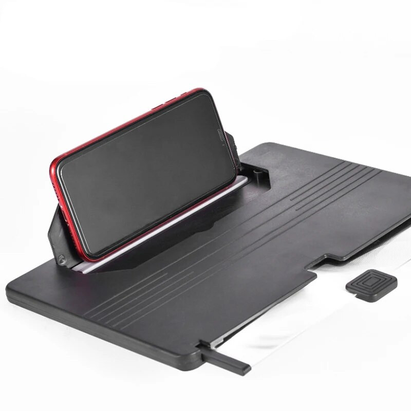 12 colių 3D mobiliojo telefono ekrano didintuvas HD vaizdo stiprintuvo stovo laikiklis Mobilus didinamasis sulankstomas stalinio kompiuterio laikiklis