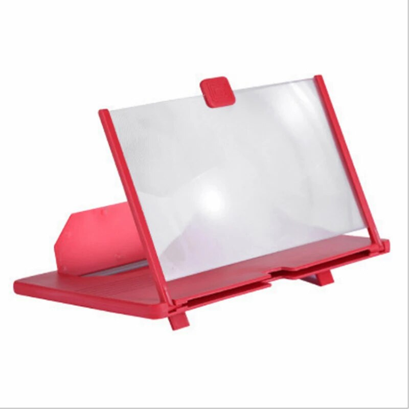 12 colių 3D mobiliojo telefono ekrano didintuvas HD vaizdo stiprintuvo stovo laikiklis Mobilus didinamasis sulankstomas stalinio kompiuterio laikiklis