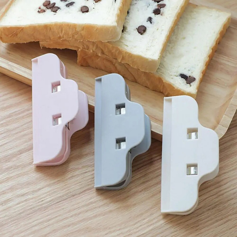 Maisto užkandžiai Sandarinimo segtukai Plastikinis Tvirtas maisto maišelis Drėgmei atsparus Šviežiai išlaikomas sandariklis Virtuvės priedai Įtaisai Cozinha Cocina