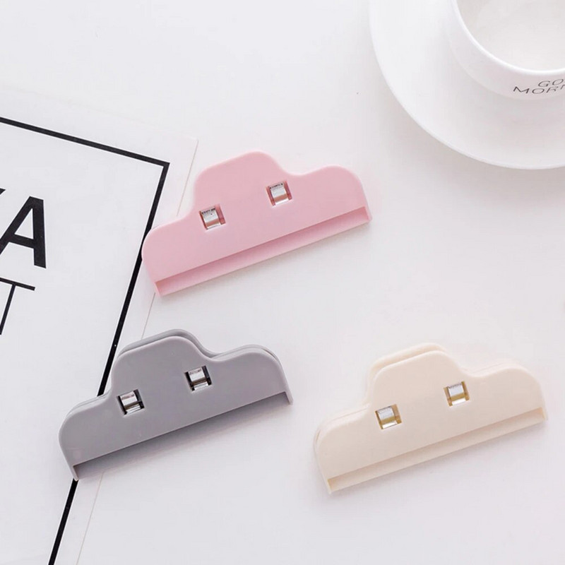 Maisto užkandžiai Sandarinimo segtukai Plastikinis Tvirtas maisto maišelis Drėgmei atsparus Šviežiai išlaikomas sandariklis Virtuvės priedai Įtaisai Cozinha Cocina