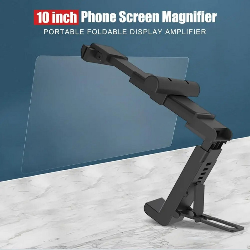 10 colių vaizdo ekrano stiprintuvas sulankstomas telefono ekrano didintuvas išmaniojo telefono stovas HD stovo laikiklis Padidinti stovą Akių apsauga