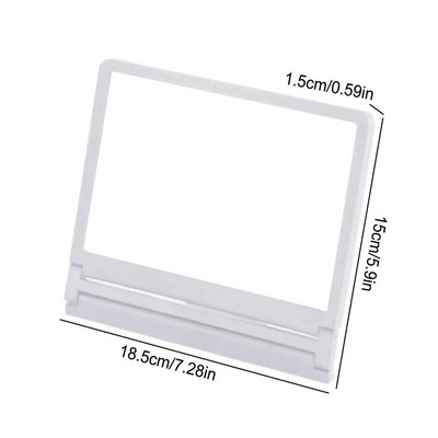 Telefono didintuvas HD telefono stiprintuvas su sulankstomu stovo laikikliu Nešiojamas stalinis laikiklis Stiklinis išmaniojo telefono laikiklis visiems išmaniesiems telefonams