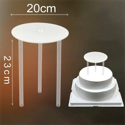 4/6/8/10 colių daugiasluoksnis pyrago stovas, pakabinamas tarpiklis atraminis rėmas, apvalus desertas, atraminis tarpiklis, kaupiamasis laikiklis kepimo įrankiai