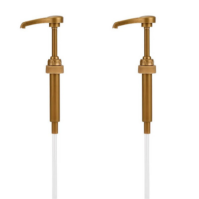 2 vnt. dozatoriaus sirupo pompos pakaitinis padažas slėginis purkštukas buteliuko siurblio indai, skirti kavos virtuvės sirupo prieskonių skysčiui