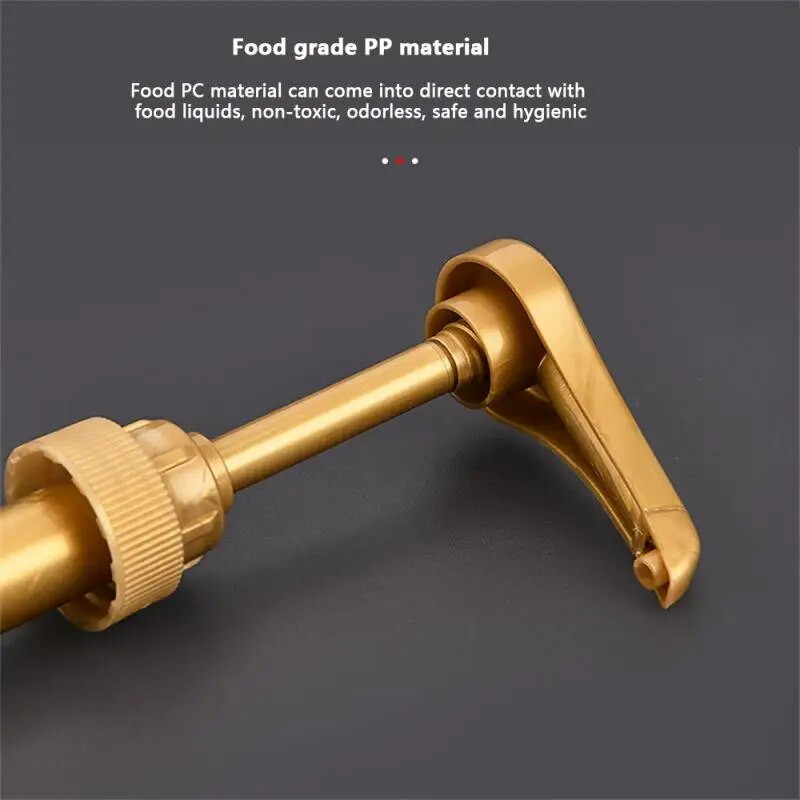 2 vnt. dozatoriaus sirupo pompos pakaitinis padažas slėginis purkštukas buteliuko siurblio indai, skirti kavos virtuvės sirupo prieskonių skysčiui