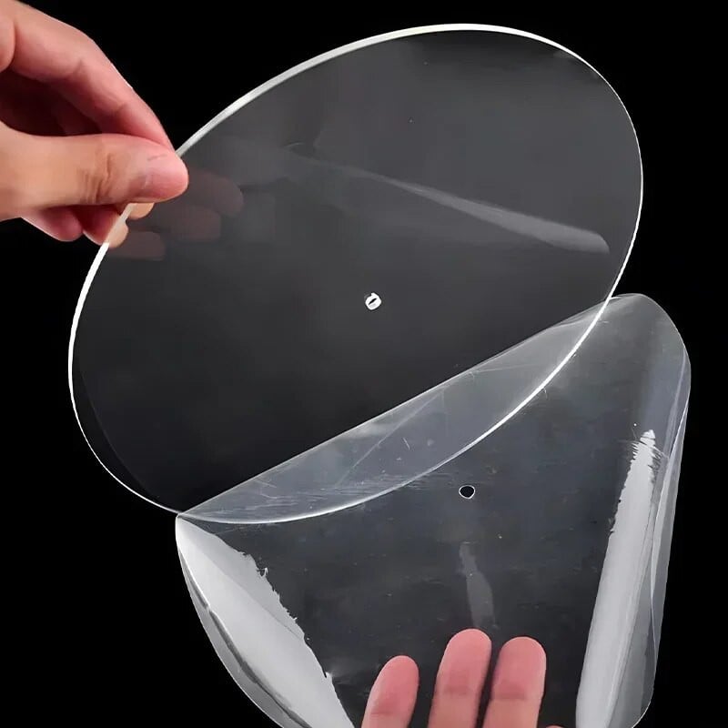 4/6/8/10 colių akrilo tortų diskas apvali lenta Happy Birthday tortai, apipjaustymo apskritimas, skaidrus perspex lakštų lėkštės dekoravimo įrankiai