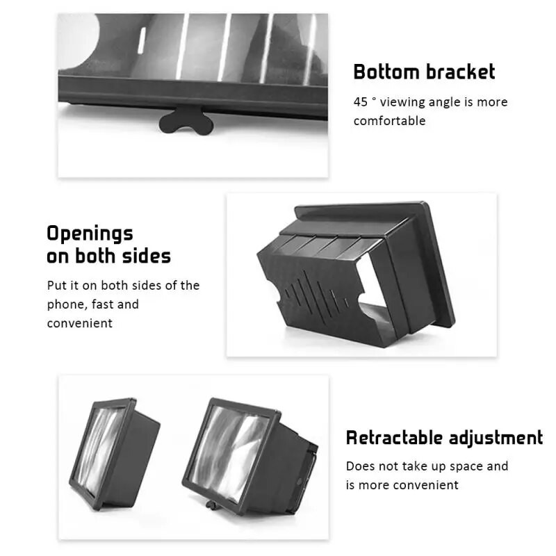 Лупа за смартфон Проектор за екран на телефон Усилвател за мобилен телефон Аксесоари за мобилни телефони Лупа