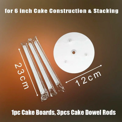 4 bucăți/set cadru de suport pentru prăjituri cu mai multe straturi Suporturi practice pentru prăjituri, suport rotund pentru desert, distanțier, suport de grămadă, instrumente pentru prăjituri DIY