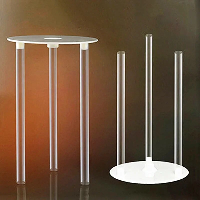 4 vnt. / rinkinys Daugiasluoksnis torto atraminis rėmas Praktiški tortų stovai apvalūs deserto laikikliai, tarpikliai, sukraunami kronšteinai, virtuvės „pasidaryk pats“ pyrago įrankiai