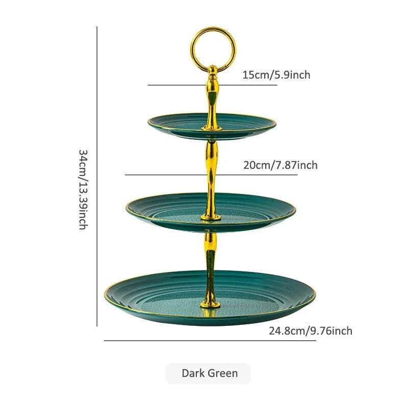 3 sluoksnių tortų stovas Gimtadienio vestuvių vakarėlio dekoras Desertų konditerijos stovai Stalo dekoravimas Saldainiai Vaisių lėkštės Plastikinis keksiukų padėklas