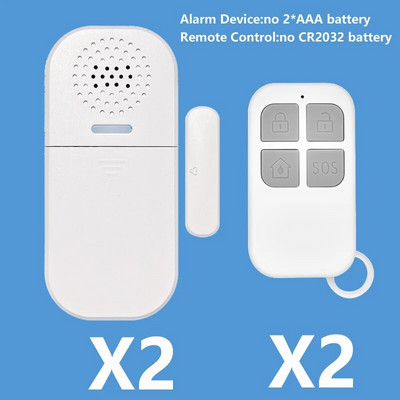 130DB belaidis durų / langų įėjimo apsauga, įsilaužimo jutiklis, signalizacija Magnetinis išmanusis namas garažo sistema nuotolinio valdymo šviesos diodas