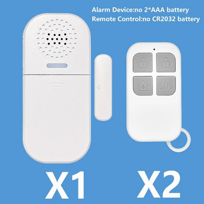 130DB belaidis durų / langų įėjimo apsauga, įsilaužimo jutiklis, signalizacija Magnetinis išmanusis namas garažo sistema nuotolinio valdymo šviesos diodas