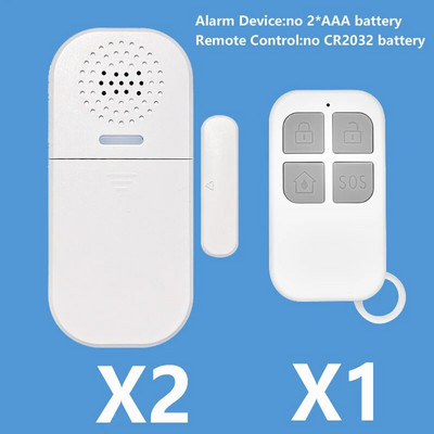 130DB belaidis durų / langų įėjimo apsauga, įsilaužimo jutiklis, signalizacija Magnetinis išmanusis namas garažo sistema nuotolinio valdymo šviesos diodas