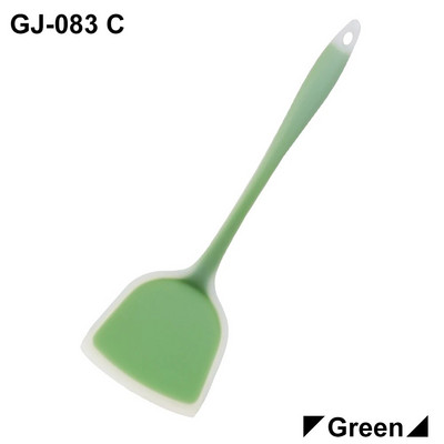 1vnt silikoninis kastuvas karščiui atspari rankena, atspari aukštai temperatūrai virtuvės gaminimo įrankis, kurį lengva valyti maistingas minkštas gelis