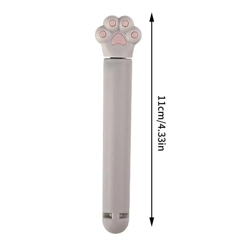 Maisto sandarinimo spaustukai Animacinio filmo katės letenos formos maisto pakuotės spaustukas su gerai sandariu 6 dalių namų užkandžių sandarinimo spaustukas, skirtas virtuvei bendrabutyje