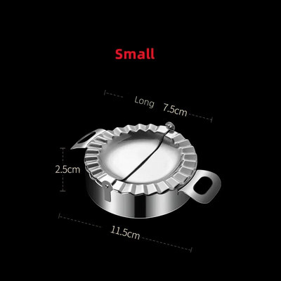 Koldūnų formos nerūdijančio plieno koldūnų gaminimo aparatas Ravioli Empanada Press Jiaozi Maker Koldūnų tešlos preso formavimo formavimo virtuvės priedai