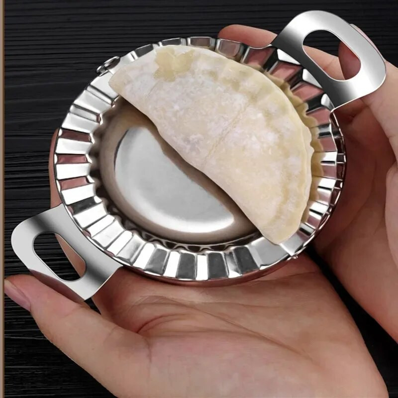 Koldūnų formos nerūdijančio plieno koldūnų gaminimo aparatas Ravioli Empanada Press Jiaozi Maker Koldūnų tešlos preso formavimo formavimo virtuvės priedai