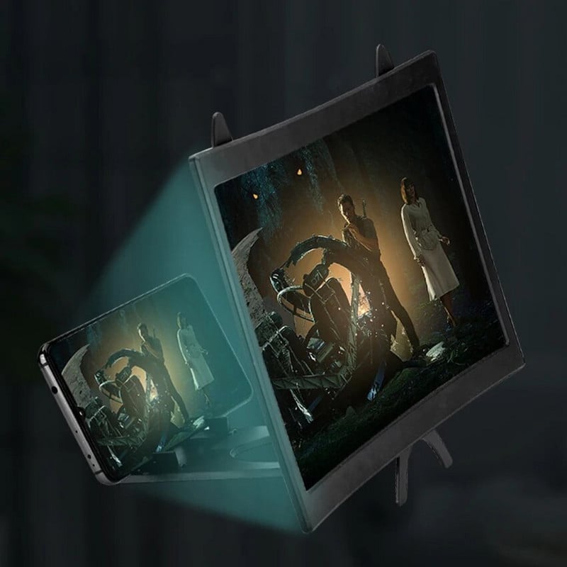 Telefono stiprintuvas 12 colių daugiafunkcis didelio ekrano planšetinio kompiuterio ekrano padidintuvas, skirtas mobiliojo telefono laikiklio stovui telefono priedai