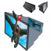 Ekrano stiprintuvas mobiliajam telefonui Ekrano didintuvas didinamasis stiklas, skirtas mobiliesiems nešiojamam 3D vaizdo projektoriaus laikiklio stovo laikikliui