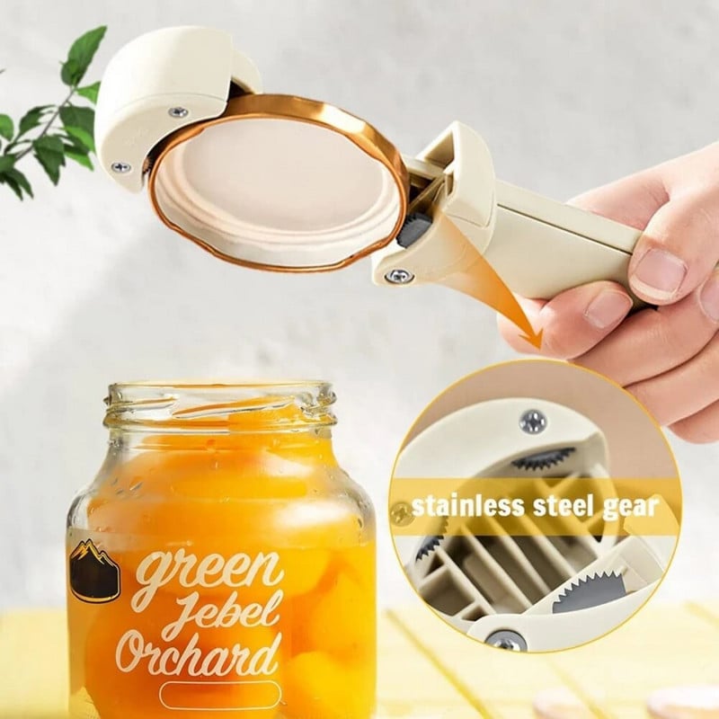 Daugiafunkcis ištraukiamas butelių atidarytuvas nerūdijančio plieno dangtelio atidarytuvas, skersmuo 2,5–9,5 cm Reguliuokite vyno alaus skardinių atidarytuvą Virtuvės priedai