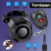 „Tomteen“ belaidis vandeniui atsparus dviračio vibracijos signalizacija, USB įkrovimo dviračio signalizacija, nuotolinio valdymo pultas, motociklo signalizacija, apsauga