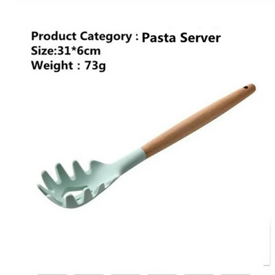 Silikoniniai gaminimo įrankiai rinkinys Vartytuvo žnyplės Sriubos šaukštas Mentele Šepetėlis Grandiklis Nelipnus Kastuvas Kiaušinių plaktuvas Virtuvės reikmenys Virtuvės reikmenys