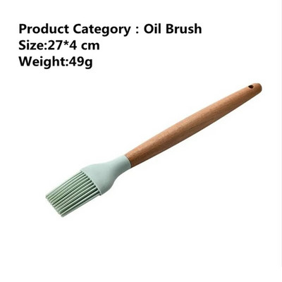 Silikoniniai gaminimo įrankiai rinkinys Vartytuvo žnyplės Sriubos šaukštas Mentele Šepetėlis Grandiklis Nelipnus Kastuvas Kiaušinių plaktuvas Virtuvės reikmenys Virtuvės reikmenys