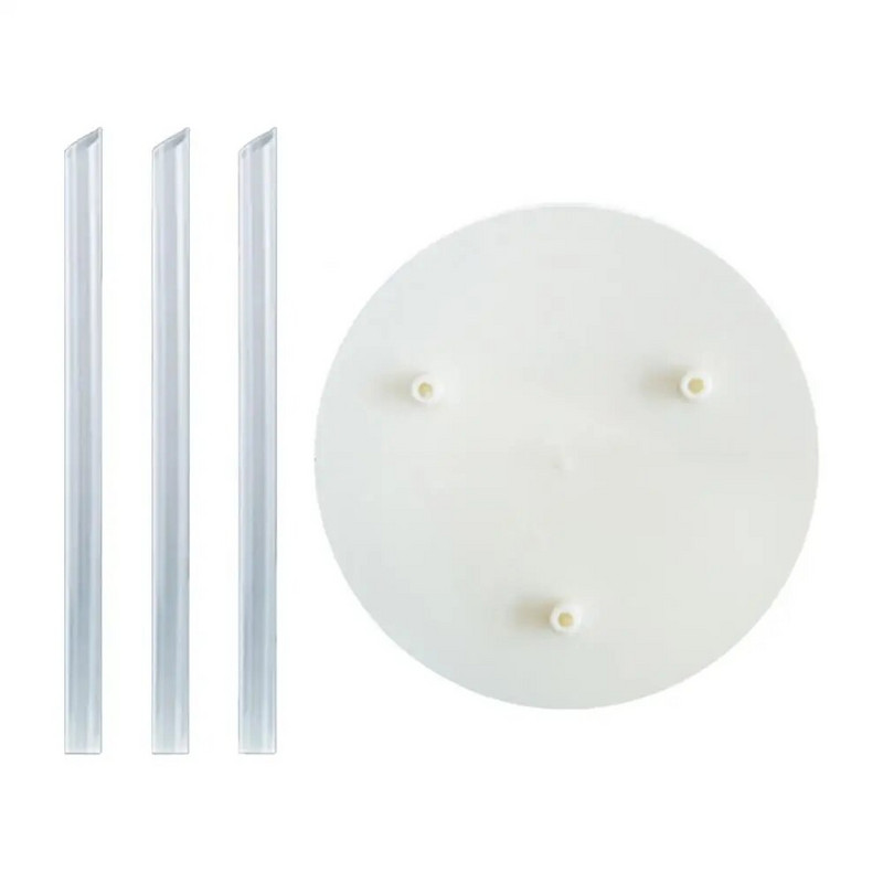 Apvalus desertinis stovas Daugkartinio naudojimo tortų kepimo įrankiai Lengvai valomi Maistiniai tortų dekoravimo rėmeliai Kepimo reikmenys Daugiasluoksniai