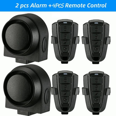 Dviračio signalizacija Galinio žibinto signalizacija vandeniui atsparus USB įkrovimo nuotolinio valdymo pultas 110 dB dviračio lempos apsaugos apsauga