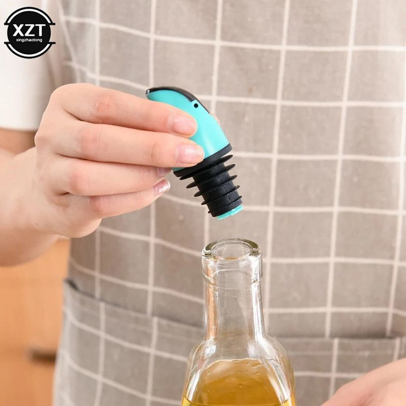 Prieskonių buteliuko atgalinio srauto burna Automatinis atidarymas ir uždarymas Nelaidus maistinis aliejus sojų padažas actas buteliuko dangtelis atgalinio srauto įtaisas