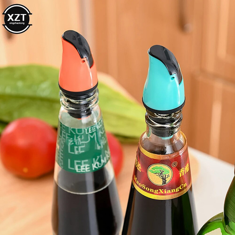 Prieskonių buteliuko atgalinio srauto burna Automatinis atidarymas ir uždarymas Nelaidus maistinis aliejus sojų padažas actas buteliuko dangtelis atgalinio srauto įtaisas