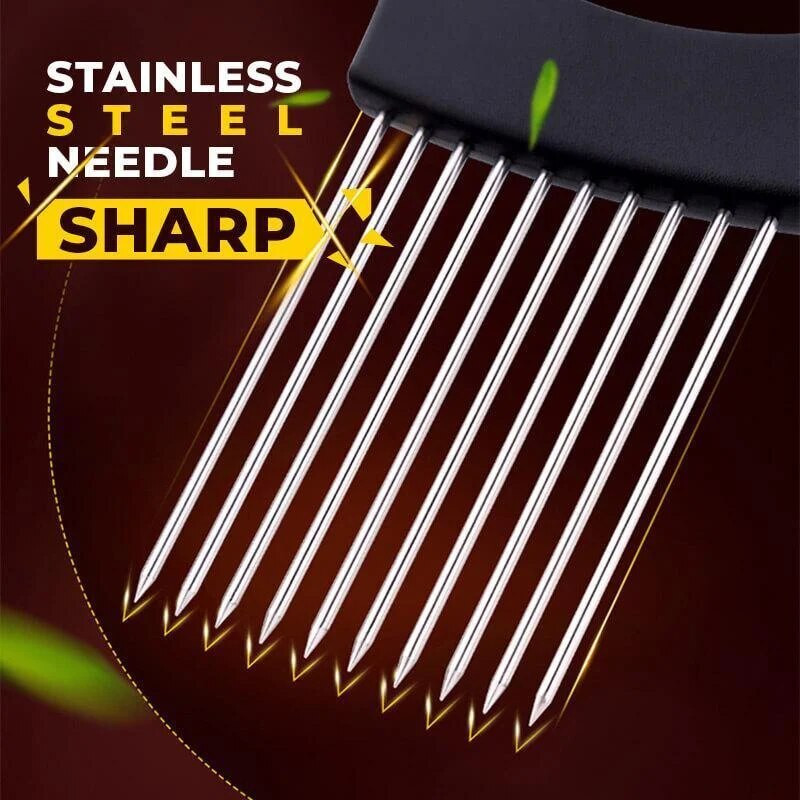 Food Slice Assistant θήκη λαχανικών από ανοξείδωτο χάλυβα Κόφτης κρεμμυδιού Κόφτης κρεμμυδιού Κόψας φρούτων ντομάτας Ασφαλές μαχαίρι κουζίνας Dropshippin