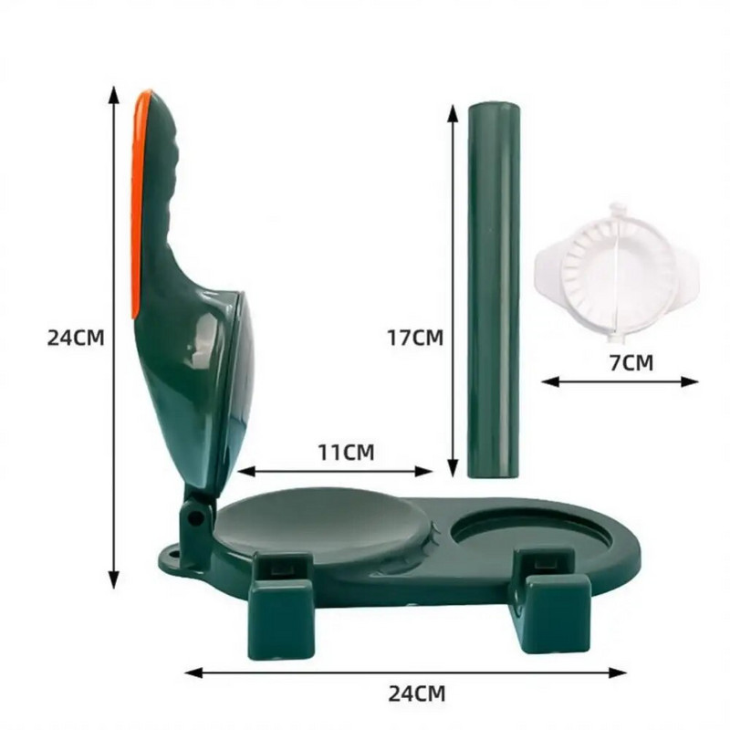 1 koldūnų gaminimo tešlos presavimo įrankių rinkinys su kočiojimo koldūnų formavimo formele Rankinis odos presavimo aparatas Virtuvės priedai