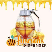 Išspaustas butelis medaus stiklainio talpykla bičių lašelių dozatorius virdulys laikymo puodo stovas sulčių sirupo puodelis namų virtuvės priedai