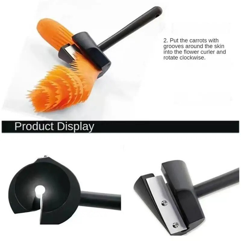 Kūrybinis vadovas Spiralinės pjaustyklės Daržovių pjaustyklės Spiralinis skustukas Vaisių prietaisas Virimo įtaisas Virtuvės ritininis gėlių dekoratyvinis įrankis