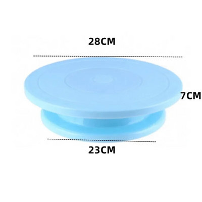 Tortas Draaitafel Mini Plastikinis Fondant Tortas Draaitafel Draaiende Platforma Ronde Sausainių stovas Roterende Thuis Keuken Priedai