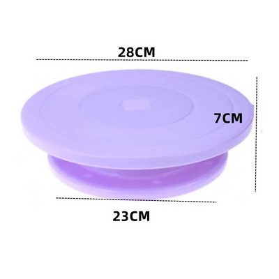 Tortas Draaitafel Mini Plastikinis Fondant Tortas Draaitafel Draaiende Platforma Ronde Sausainių stovas Roterende Thuis Keuken Priedai