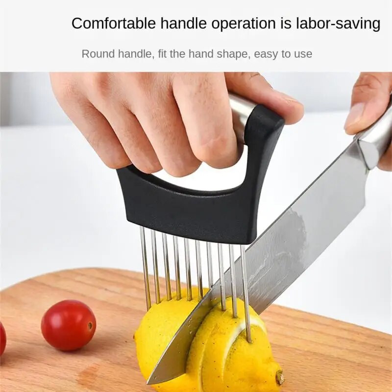 1/2 vnt Virtuvės prietaisai Svogūnų pjaustyklė Pomidorų Daržovės Safe šakutės Daržovės Pjaustymas Pjovimo įrankiai Virtuvės reikmenys Daržovės