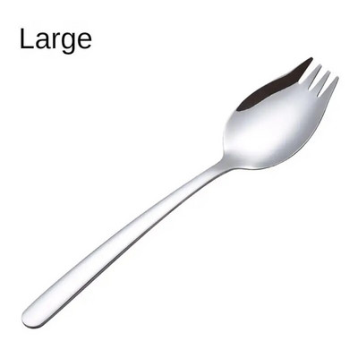 Vientisas „Creative Security“ rankų darbo daugiafunkcis nerūdijančio plieno patvarus poliravimo šakutė Šaukštas Maisto klasės, lengvai nedeformuojamas