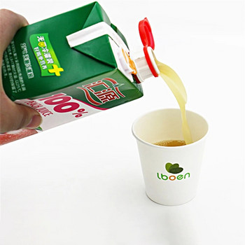 Beverage Extension Mouth Boxed Beverage Deflector Anti-spray Seal Creative Deflector Beverage Backflow Device with cover
