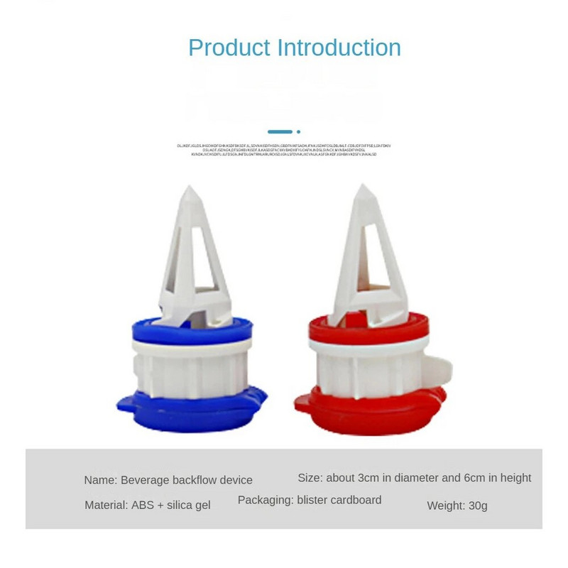 Gėrimų prailginimo anga Dėžutėje esantis gėrimų deflektorius nuo purslų sandariklis Kūrybinis deflektorius gėrimo atgalinio srauto įtaisas su dangteliu
