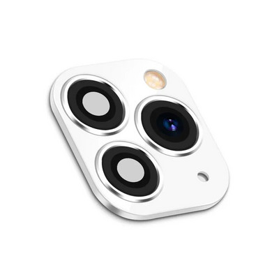 Protector Glass Support Flash dangtelis, skirtas iPhone XR X į iPhone 11 Pro Max Seconds Keisti netikrą fotoaparato objektyvo lipduką