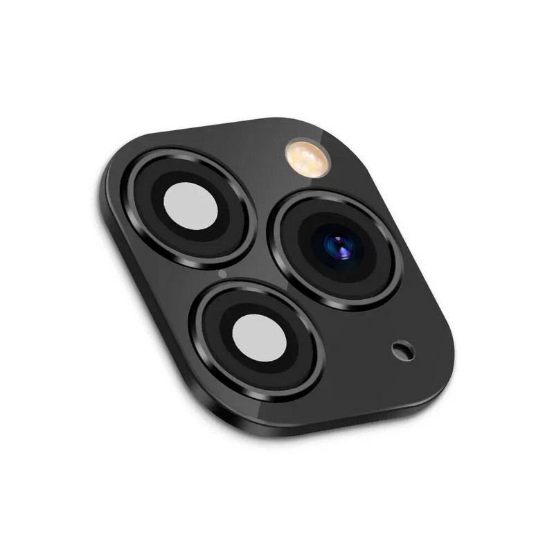 Protector Glass Support Flash dangtelis, skirtas iPhone XR X į iPhone 11 Pro Max Seconds Keisti netikrą fotoaparato objektyvo lipduką